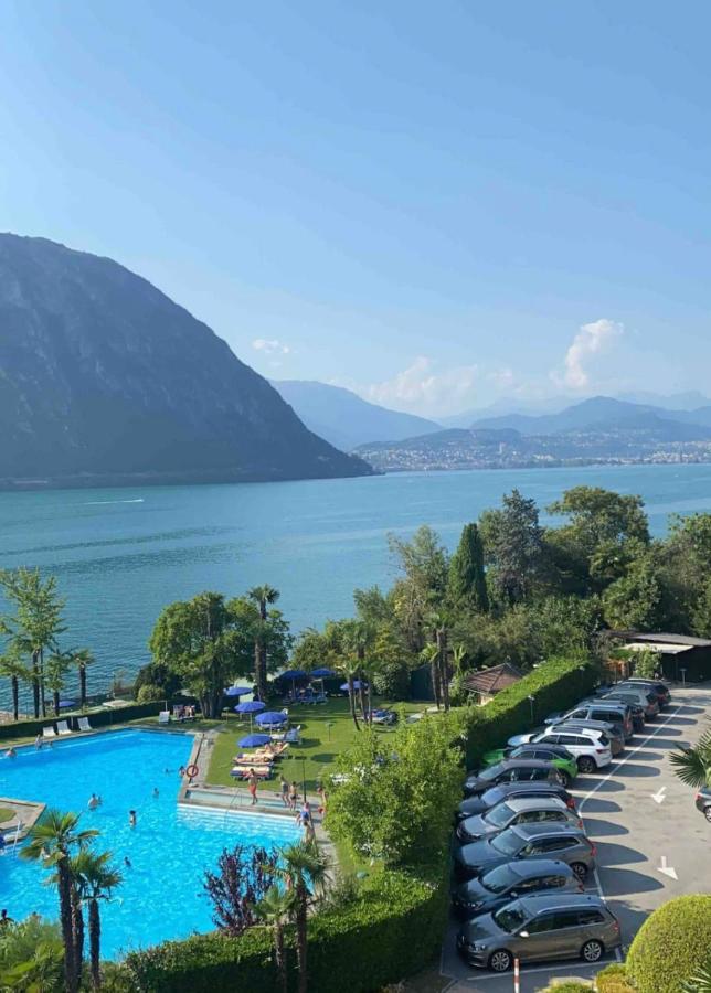 Holiday On The Lake Lugano 4 Bissone Exterior photo